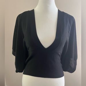 Yves Saint Laurent YSL top- Black (size M)